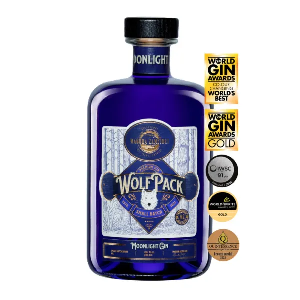 Wolfpack Moonlight Gin – gin artizanal premium Magura Zamfirei