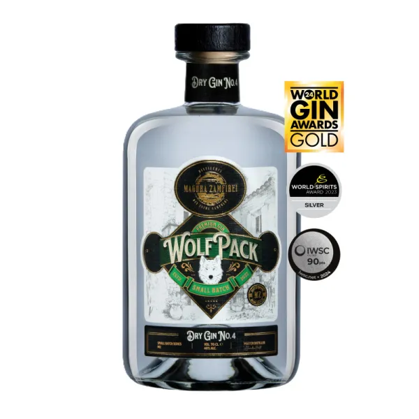 Dry Gin No 4 - gin artizanal premium Magura Zamfirei