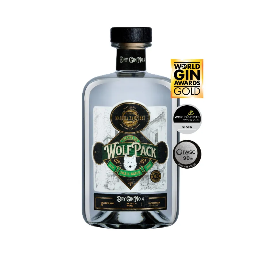 Dry Gin No 4 - artizanal premium Magura Zamfirei