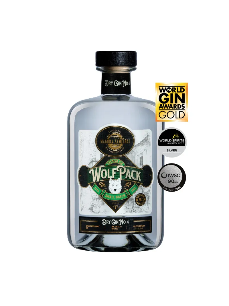 Dry Gin No 4 - gin artizanal premium Magura Zamfirei