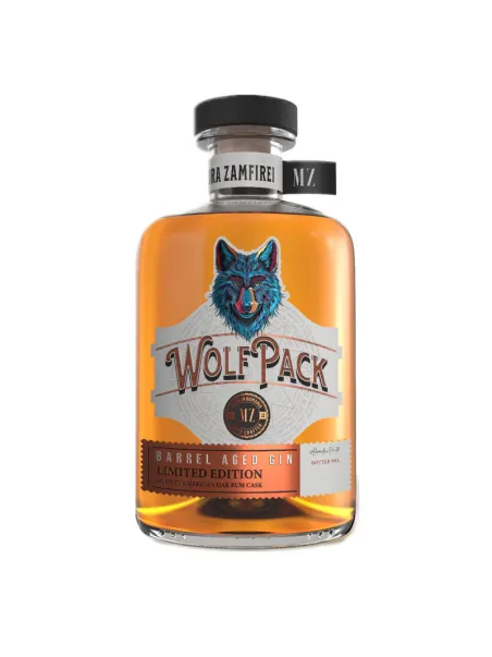 Wolfpack Barrel Aged Gin 0.7L - Gin Artizanal Premium Magura Zamfirei