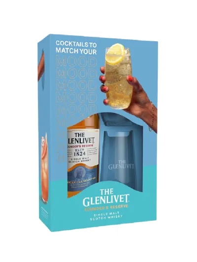 Glenlivet Founder's Reserve cu 2 Pahare 0.7L