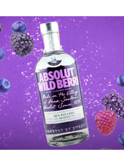 Absolut Wildberry 0.7L urbanbottles